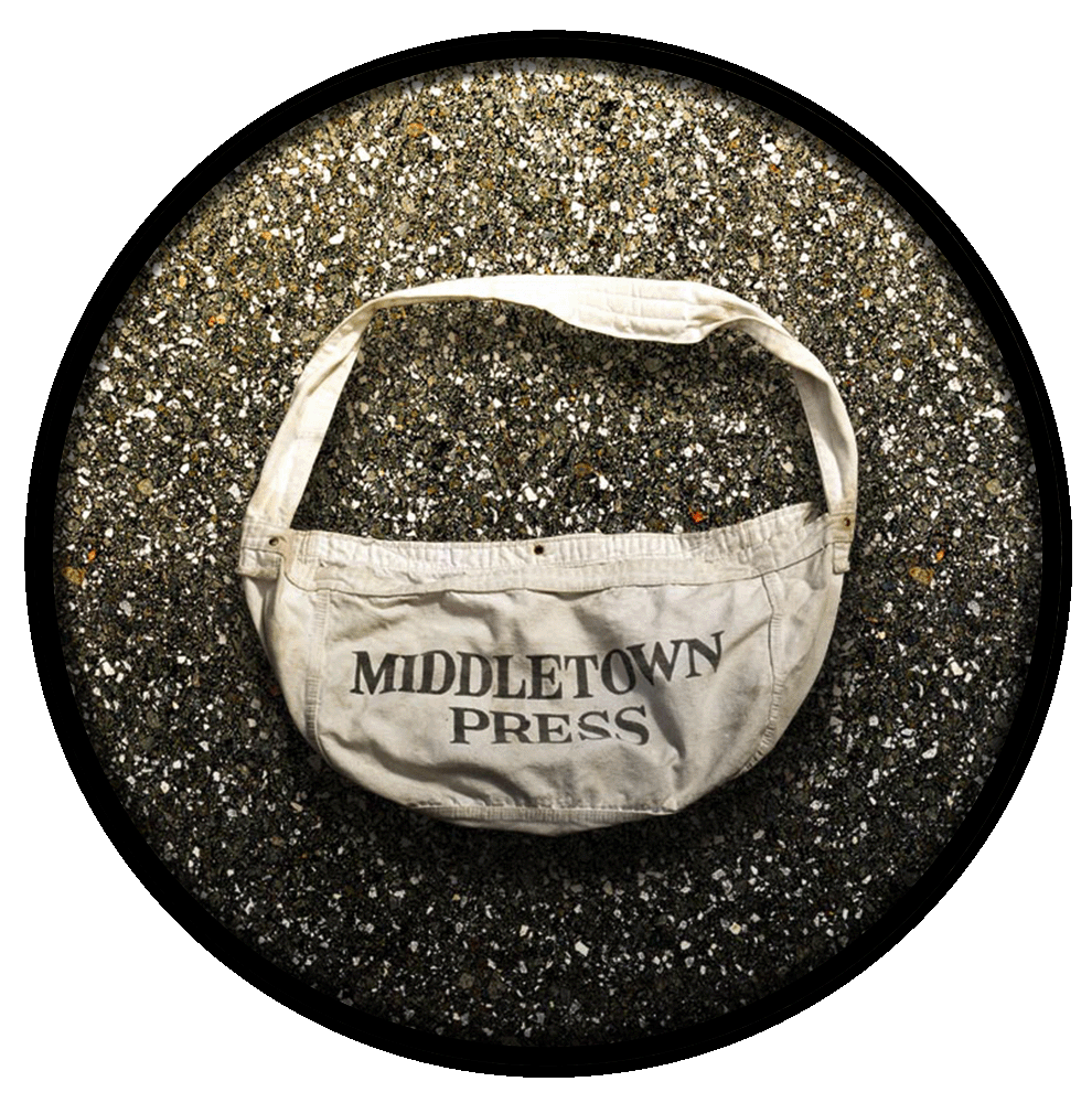 Vintage Middletown press Newspaper Bag