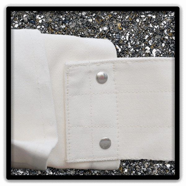 canvas newspaper bag with 17.5 oz heavyweight canvas and reinforced strap