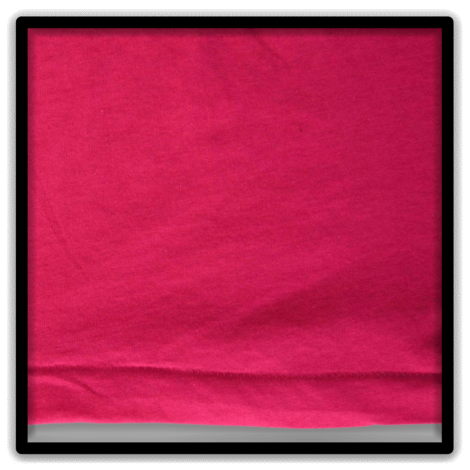 Mixed Dozen of 12 vintage single-stitch blank T-shirts, hem detail red