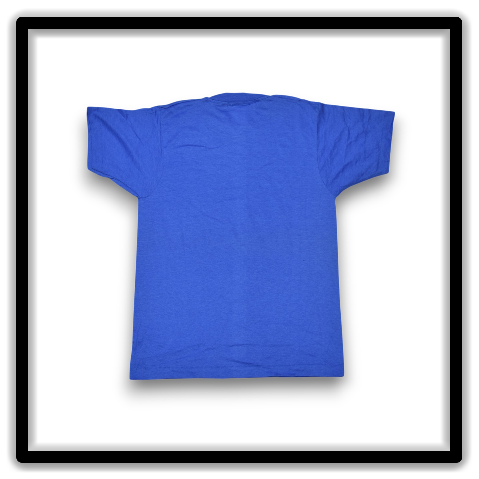 Printer's Dozen Blue Small vintage single-stitch blank T-shirts, full shirt back