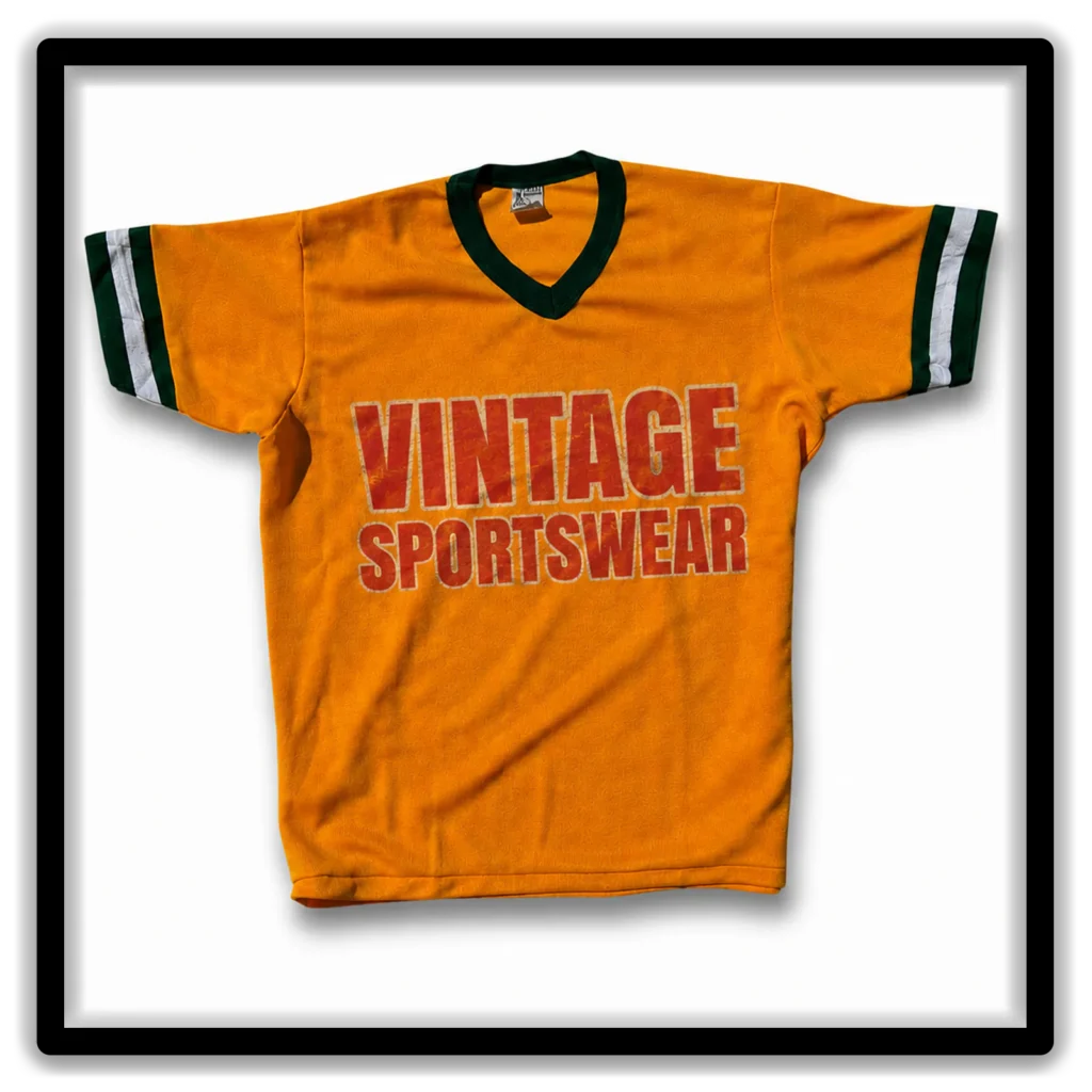 Real Vintage Blanks vintage sportswear and ringer T-shirts