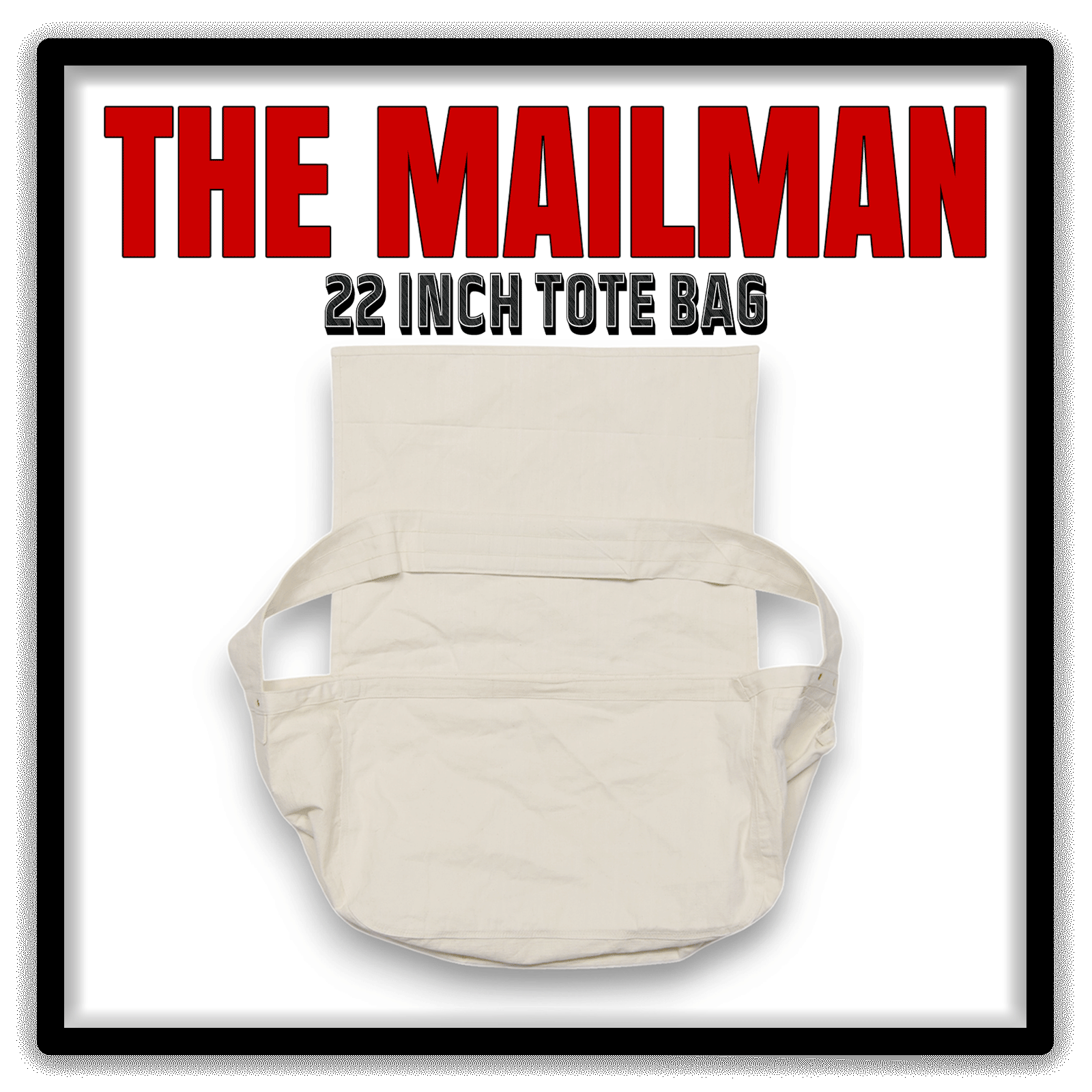 The Mailman 22 inch branded title graphic