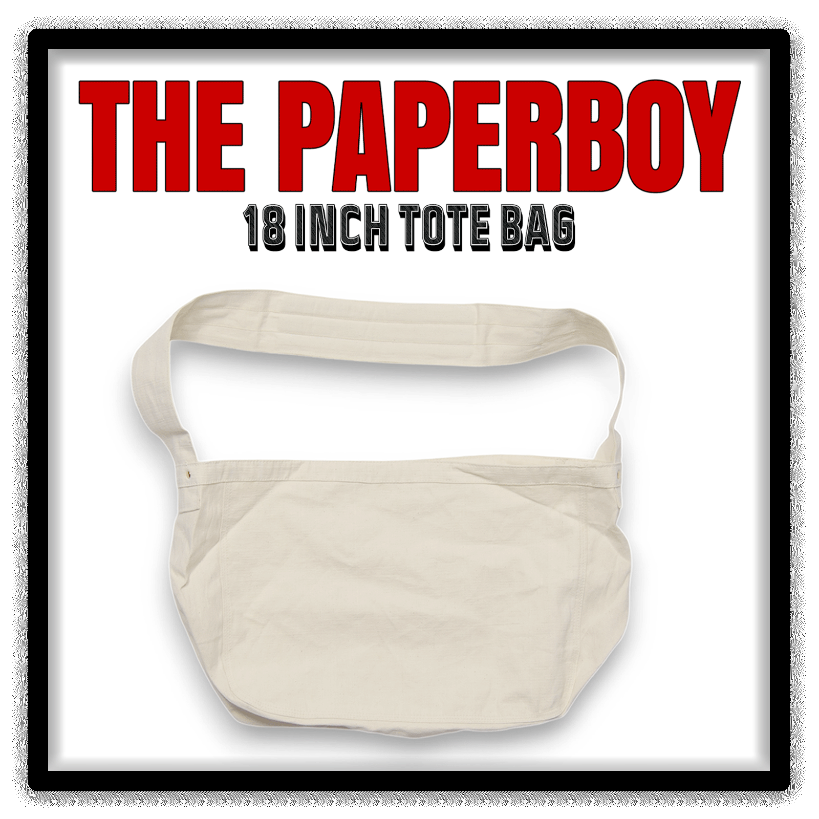 The Paperboy 18 inch branded title graphic