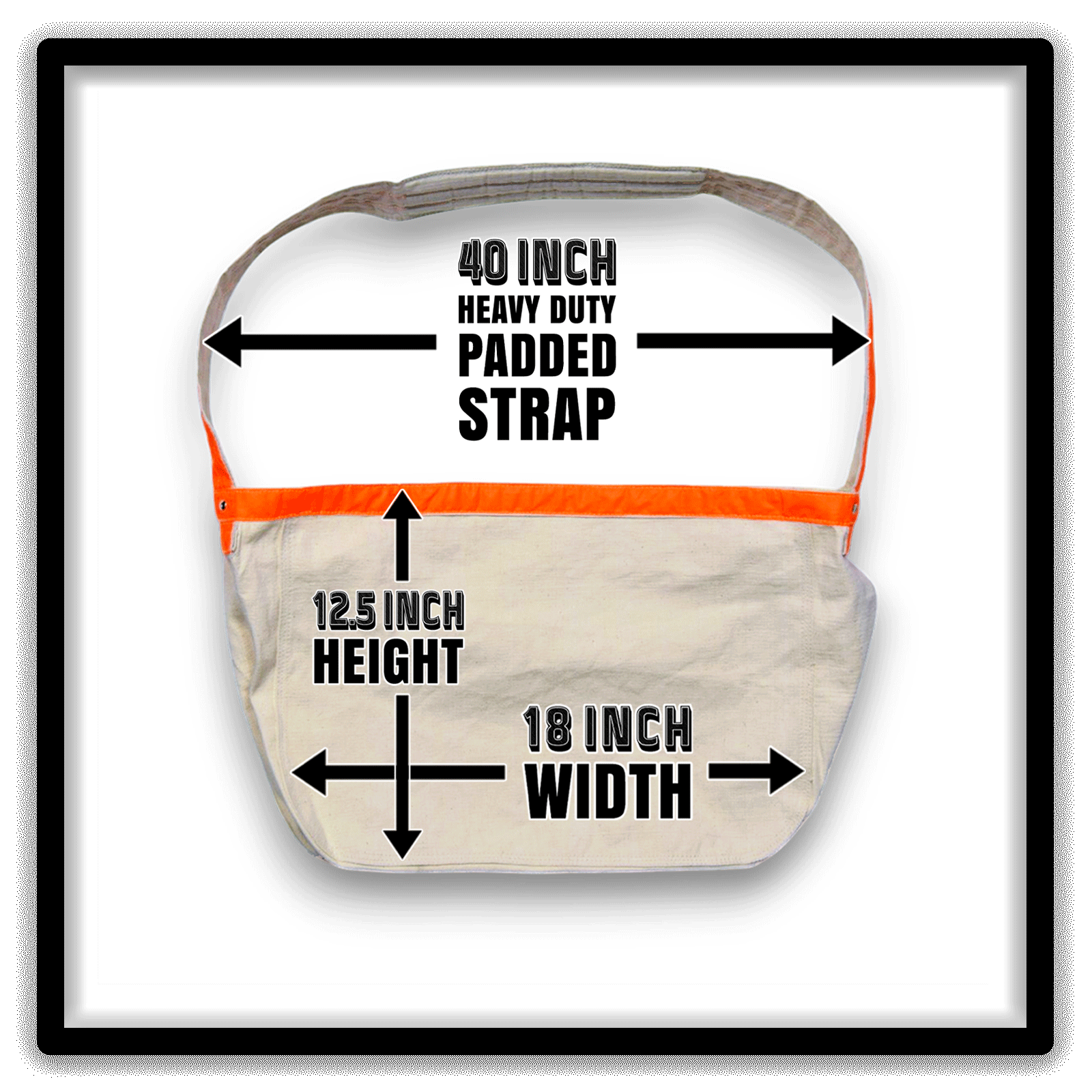 paperboy safe t newspaper bag 07 alternate strap body measurements